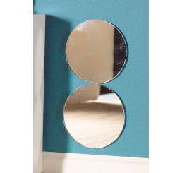 2 ronde spiegels