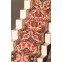 Traploper,  rood met creme,  5 x 50 cm (b x l), Dolls House Emporium, 5059