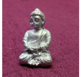 Zilveren buddha               