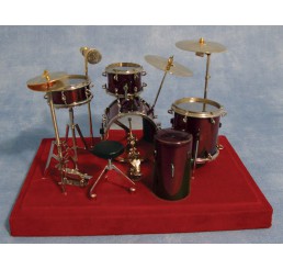 Luxe drumset rood