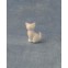 Witte zittende kittens, 6 stuks, Babette Miniatures, DA75082