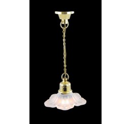Hanglamp met licht glas