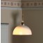 Plafond hanglamp, zilver met melkglas, Dolls House Emporium, 6053