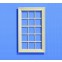 15 vaks groot raam blankhout                        , Dolls House Emporium, 7106