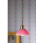 Plafondlamp in roze, Dolls House Emporium, 5178