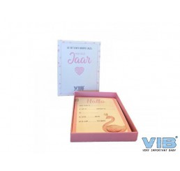 Box met 12 VIB  Baby moments cards 'Mijn eerste jaar' girl