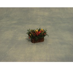 Bloemen in plantenbak