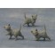 Grijze kittens, 12 stuks, Babette Miniatures, DA75068