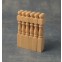 Railing eind posten, 12 stuks                                  , Babette Miniatures, DIY95623