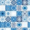 Antiek blauwe mediterraanse tegels, Streets Ahead, DIY787A