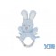 Pluche Konijn Rammelaar Very Important Rabbit Blauw, Very Important Baby, VIB-RATBBG001