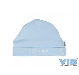 Muts Rond Ik (hartje) Papa blauw