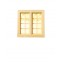 blank houten 2 luik raam                             , Dolls House Emporium, 7377