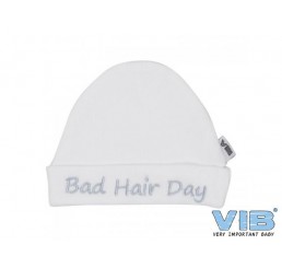 Muts Rond 'Bad hair day' Wit