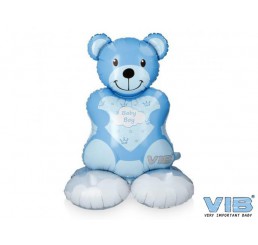 Folie Ballon Beer 89cm 'Baby Boy Blauw