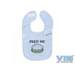 Slabber 'FEED ME (Hamburger)' Blauw