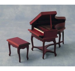Piano met kruk                                         