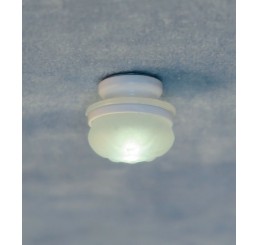 Wit matte plafondlamp (LED)