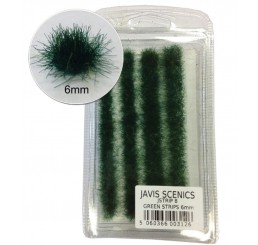 Gras strips, groen, 6mm