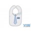 Slabber 'BOSS with tie' Wit, Very Important Baby, VIB-BTWG01
