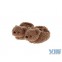 Pluche Berenslofjes Teddy Chocolate, Very Important Baby, VIB-SOCKTF003