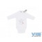 Overslag Romper 'Tante Hartjes' Wit, Very Important Baby, VIB-BSTWW3116