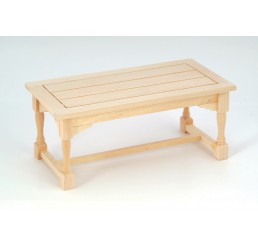 Eetkamer tafel, blank hout