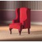 Rode stoel met hoge leuning                              , Dolls House Emporium, 6750