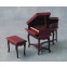 Piano met kruk                                         , Babette Miniatures, DF76154