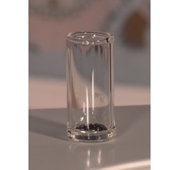 smalle glazen cylinder vaas             
