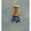 Lily hanglamp, blauw glas, Streets Ahead, DE121D