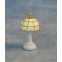 Witte Tiffany tafellamp (LED), Streets Ahead, DE333