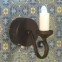 Wand kaarslamp, LED                               , Dolls House Emporium, 1413