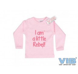 T-Shirt 'I am a little Rebel!'Roze