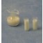 Glazen melk, 6 stuks, Babette Miniatures, D89094A