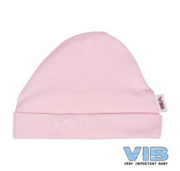 Muts Rond 'IK(hartje)PAPA' Roze