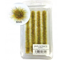 Gras strips, herfstmix, 6mm