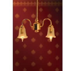 Dubbele tulp hanglamp