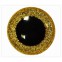 2 gouden glitter veiligheidsogen, , 48075