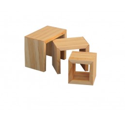 Moderne set tafeltjes, 3 stuks