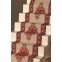 Traploper,  rood met creme,  5 x 50 cm (b x l), Dolls House Emporium, 5061