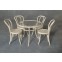Witte metalen tafel met stoelen, Streets Ahead, DF1429
